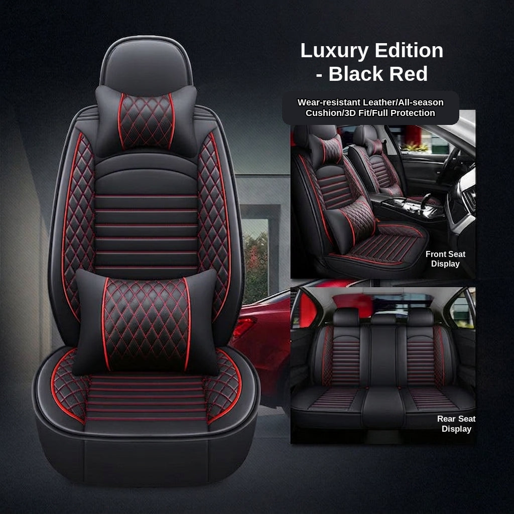 New all-season universal cartoon car seat cushion wholesale, premium feel, full leather, full coverage for small passenger car seat cushions