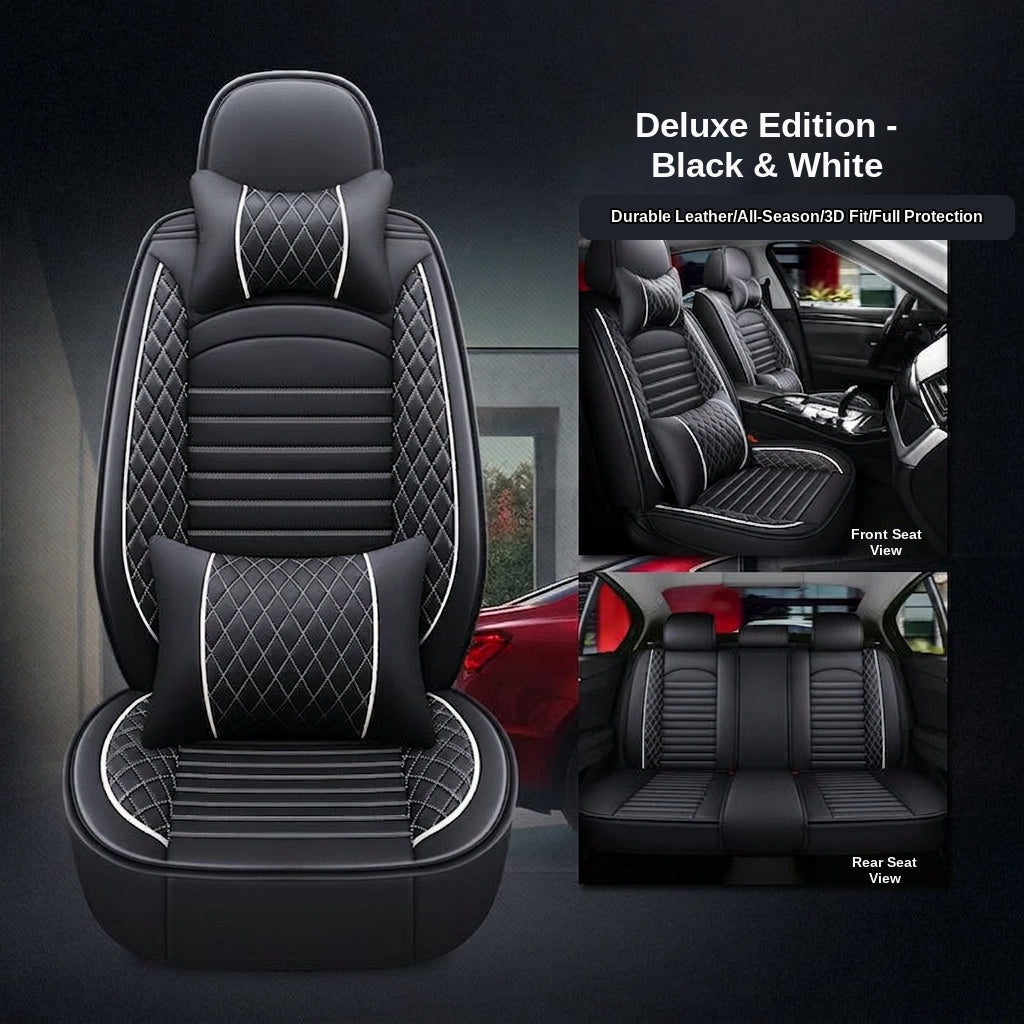 New all-season universal cartoon car seat cushion wholesale, premium feel, full leather, full coverage for small passenger car seat cushions