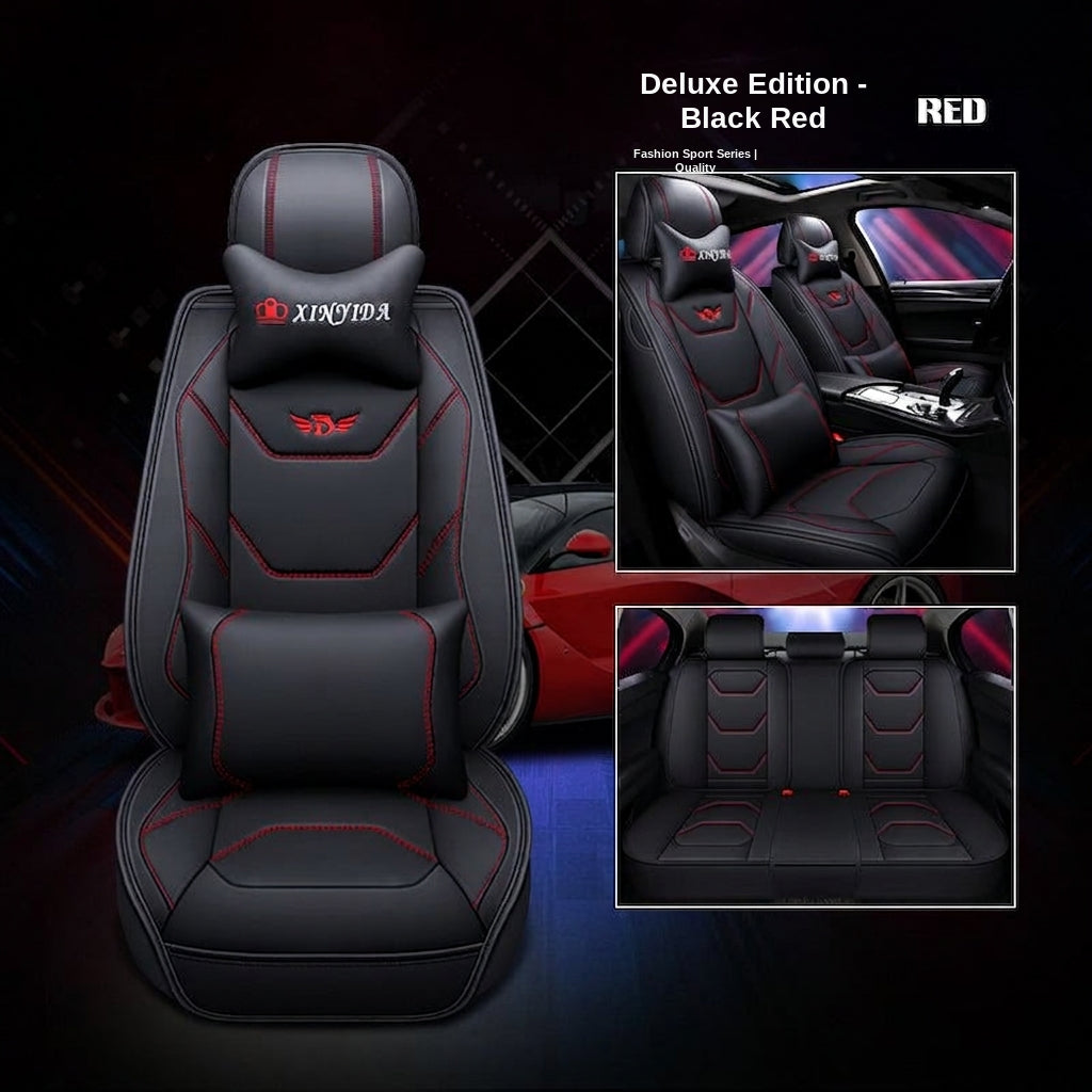 New car cushion leather all-wrap wear-resistant leather car seat cover is suitable for small car SUV car seat cover in all seasons
