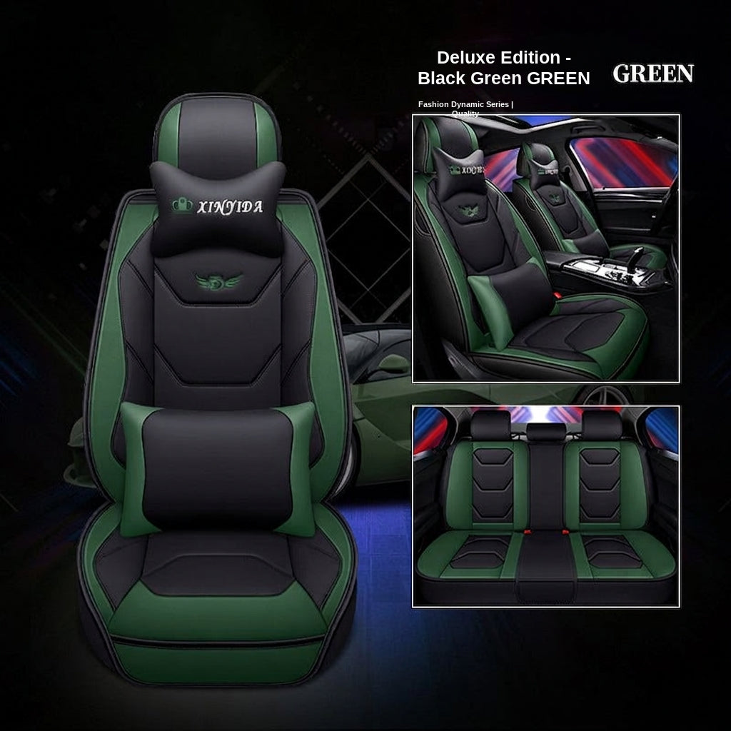New car cushion leather all-wrap wear-resistant leather car seat cover is suitable for small car SUV car seat cover in all seasons