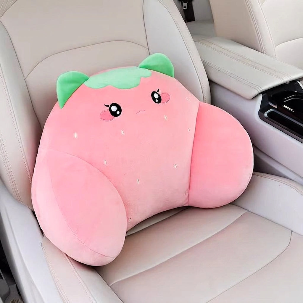 Car lumbar support, driver's seat backrest cushion, car headrest, lumbar support pad, internet-famous women's driving lumbar support tool