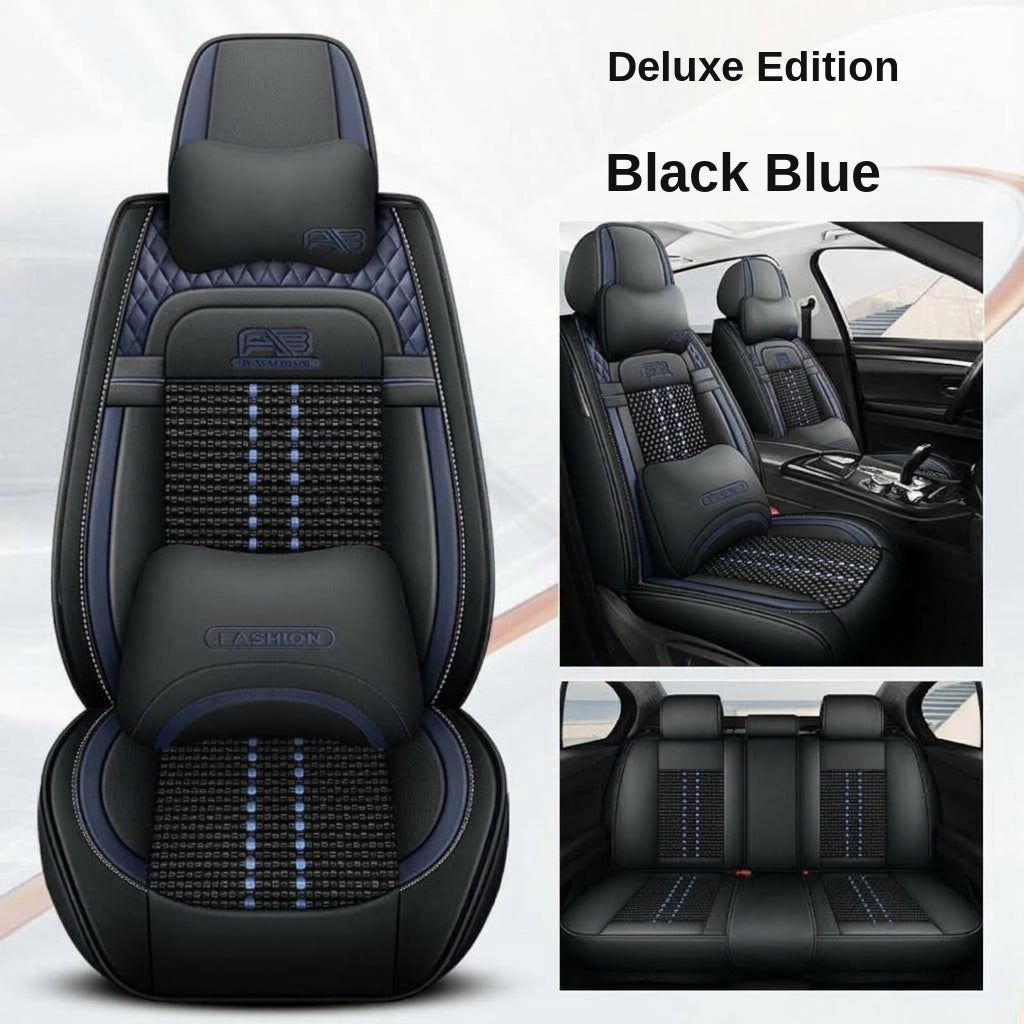 Car seat cushion new all-enclosed special seat cover four seasons universal leather seat cover summer ice silk cartoon seat cushion cover