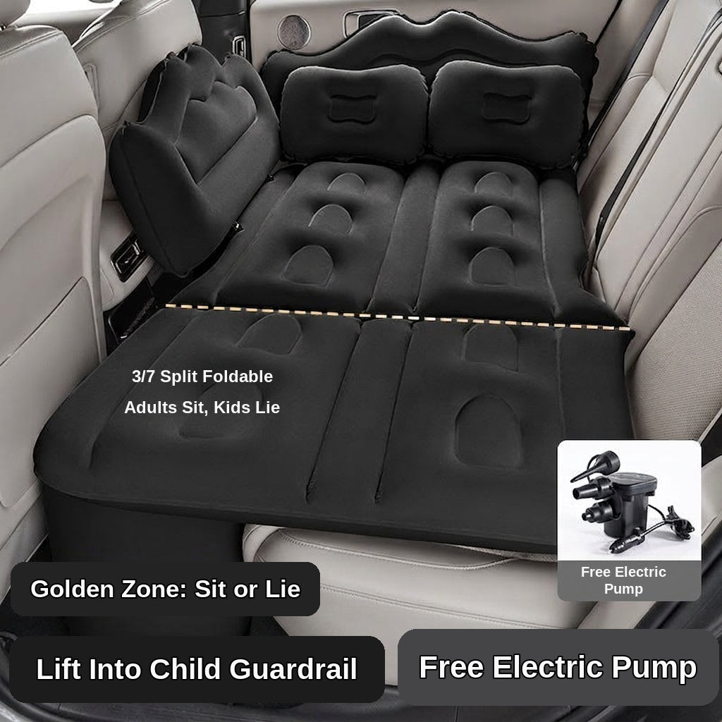 Cross-border car inflatable bed Car rear exhaust mattress Universal folding sleeping air mattress travel mattress