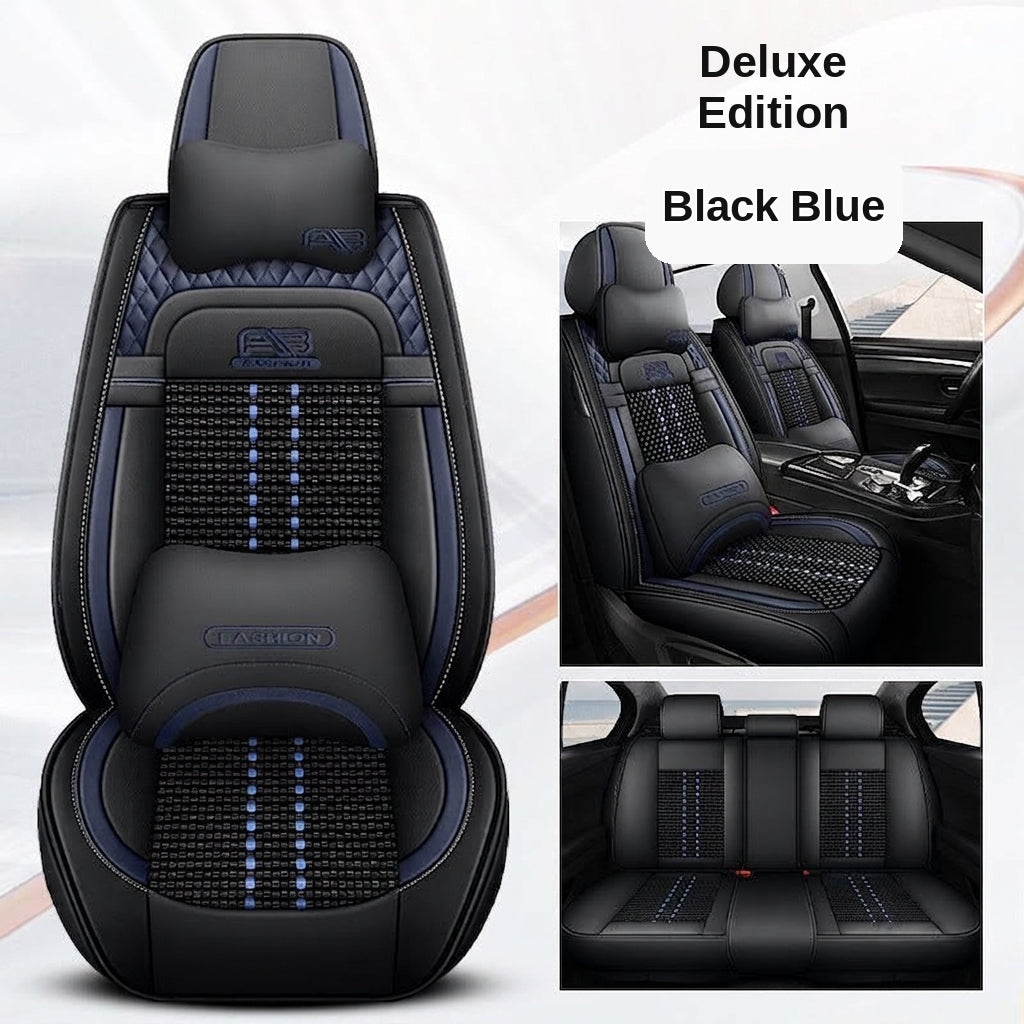 Car seat cushion new all-enclosed special seat cover four seasons universal leather seat cover summer ice silk cartoon seat cushion cover