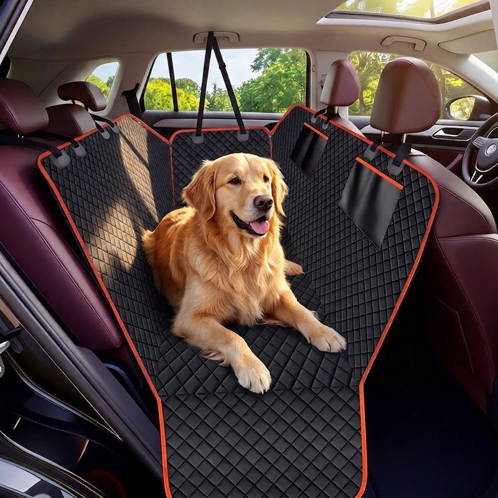 Oxford fabric pet mat, waterproof, dirt-resistant, wear-resistant seat cushion, rear seat mat for cats and dogs, thickened, suitable for car storage, universal