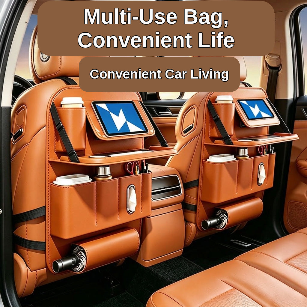 Car seat back storage bag, car hanging bag, small tabletop board seat, rear seat rear seat storage box, storage bag