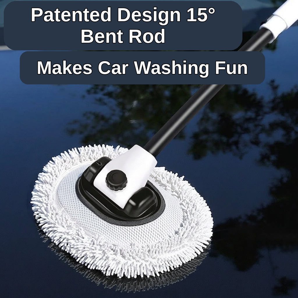 Car Wash Mop Retractable Long Handle Bending Bar Brush Car Brush Car Brush Car Wash Brush Soft Bristle Cleaning Tools Wholesale
