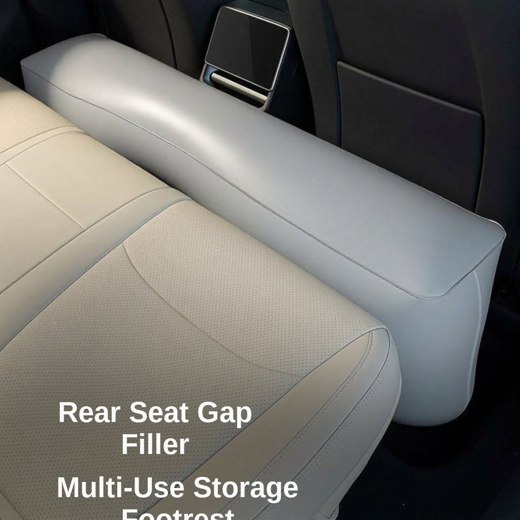 Car inflatable bed footrest rear seat gap pad, car and sedan rear seat gap pad, inflatable interior rest filling pad