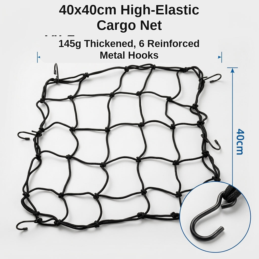Motorcycle Luggage Net Cargo Elastic Bungee