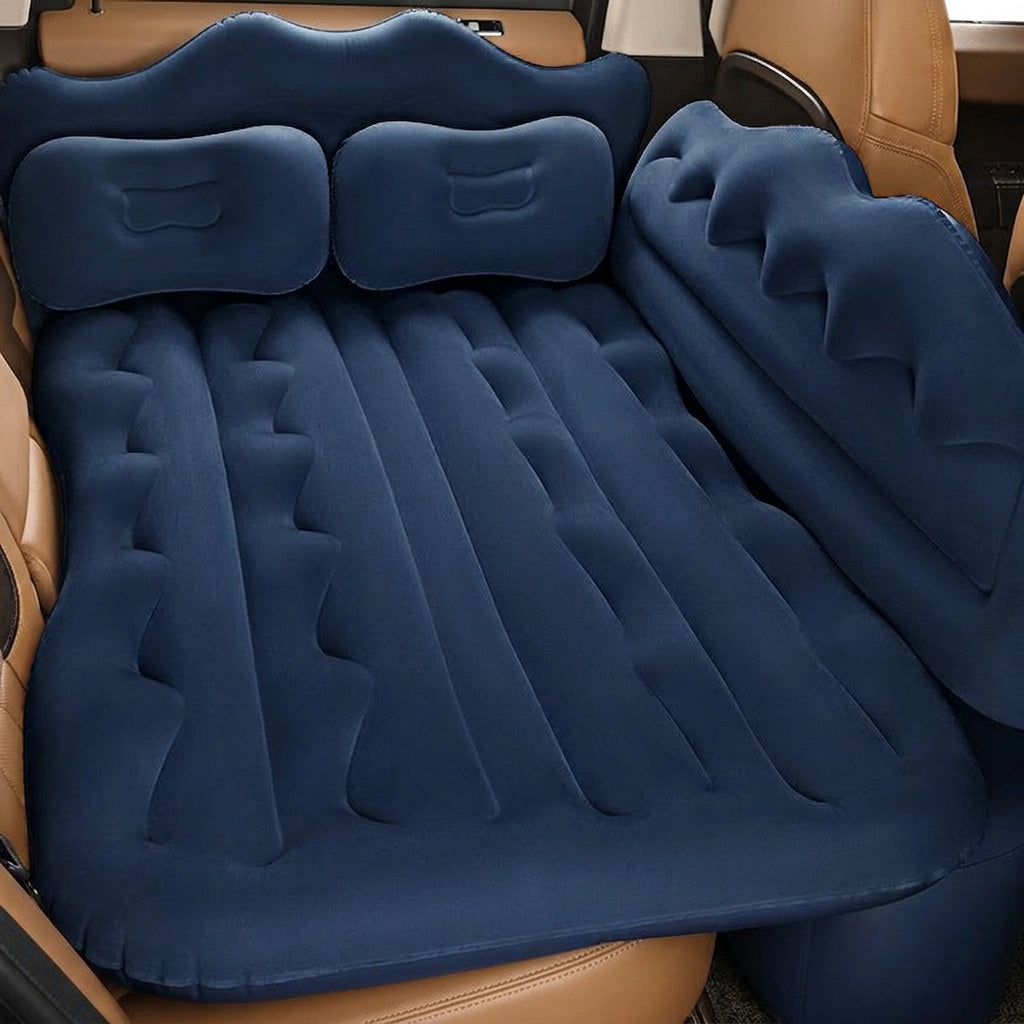 Sleeping car self-driving gear: folding bed rear seat pad, summer vacation bed Galaxy Deep Blue, rear seat sleeping essential, in-car air cushion