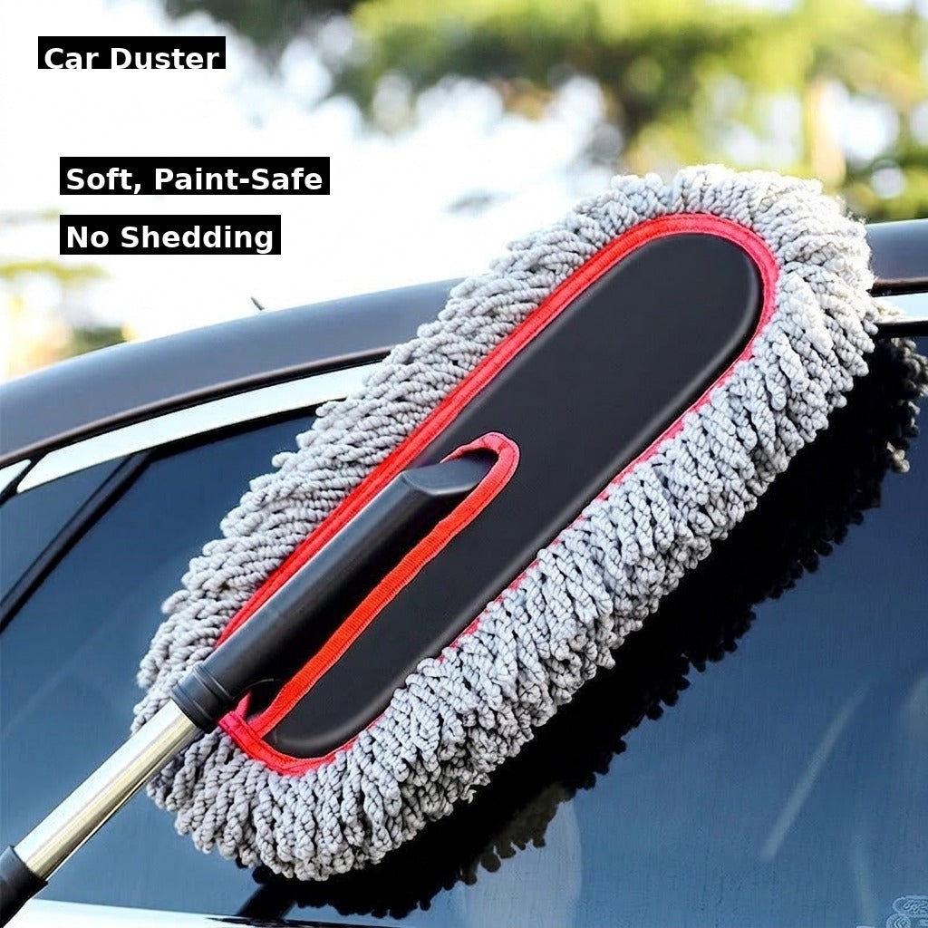 Zhongheng car wash mop car dust duster brush sweeps dust with car wash mop and snow removal tools to wipe cars
