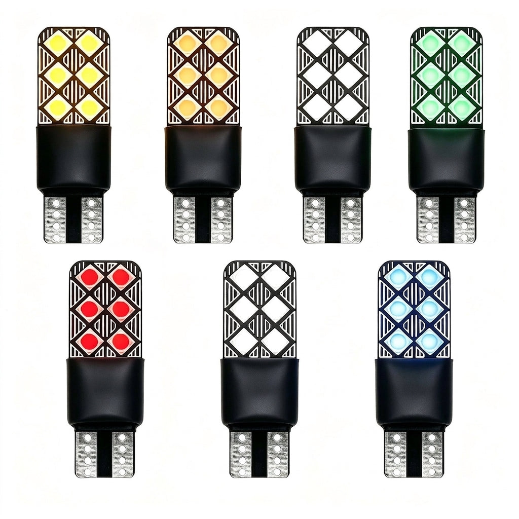 Automotive LED Decoding Width Indicator T10 3030 12SMD High-Brightness Reading Light CANBUS Side Light