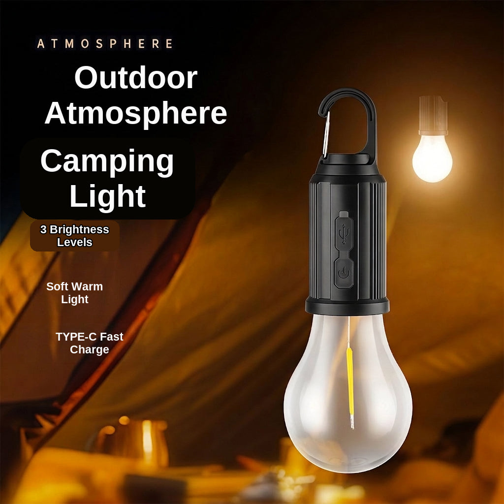 Camping & Outdoor Ambient Lamp with Solar Charging