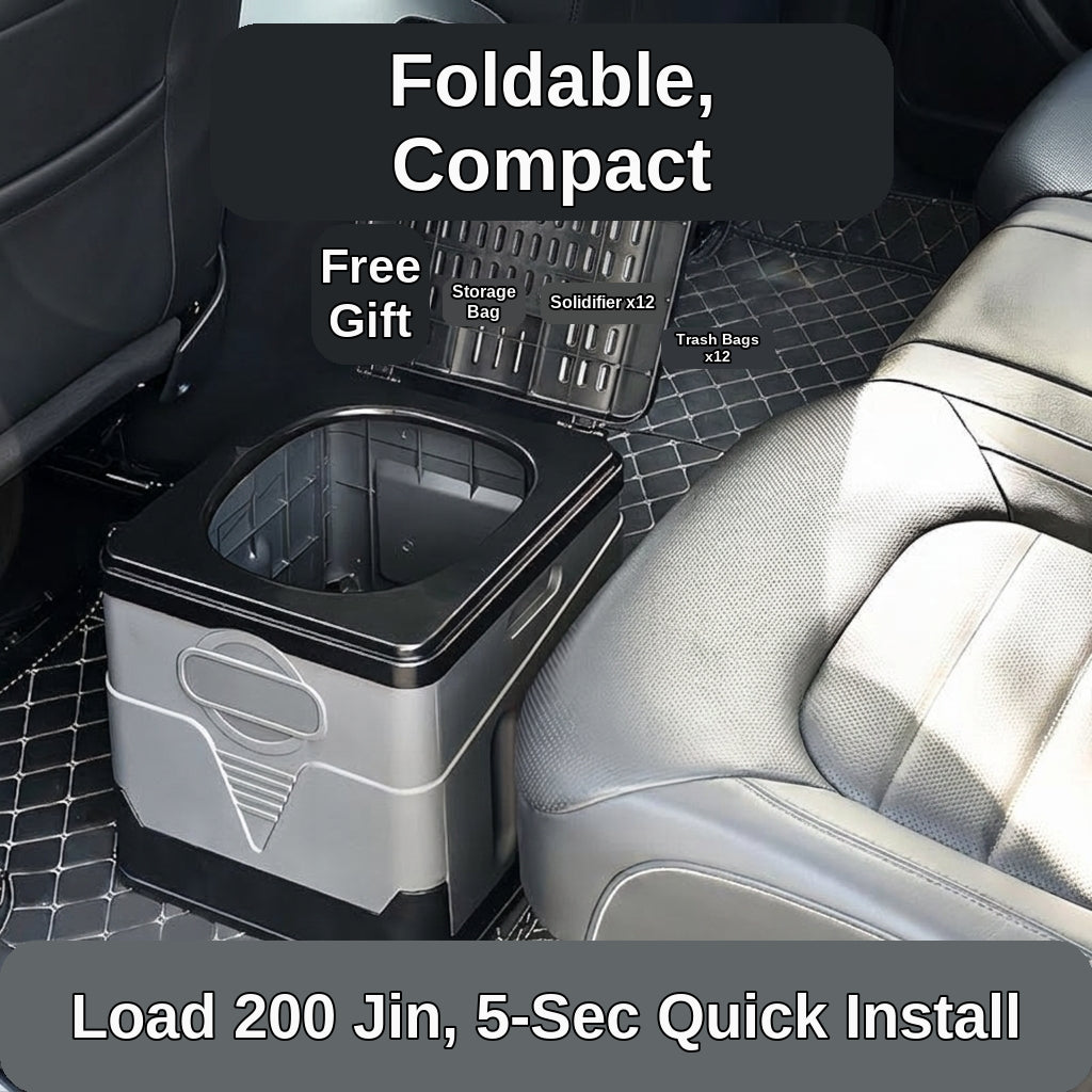 [In Stock Wholesale] Foldable Toilet, Foldable Portable Toilet, Outdoor Camping Van-mounted Toilet, Emergency Toilet