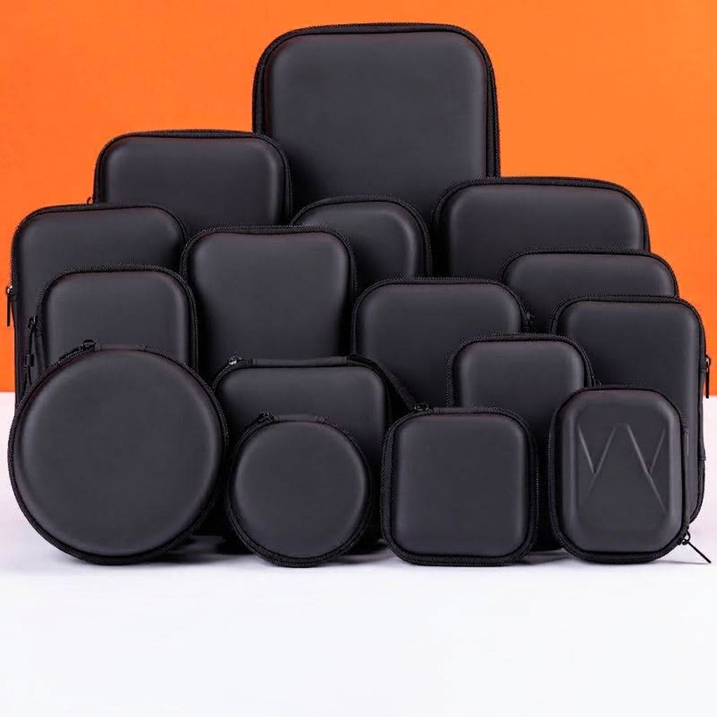 Neutral EVA storage bag, small razor, tool storage bag, electronic data cable, headphone digital storage bag