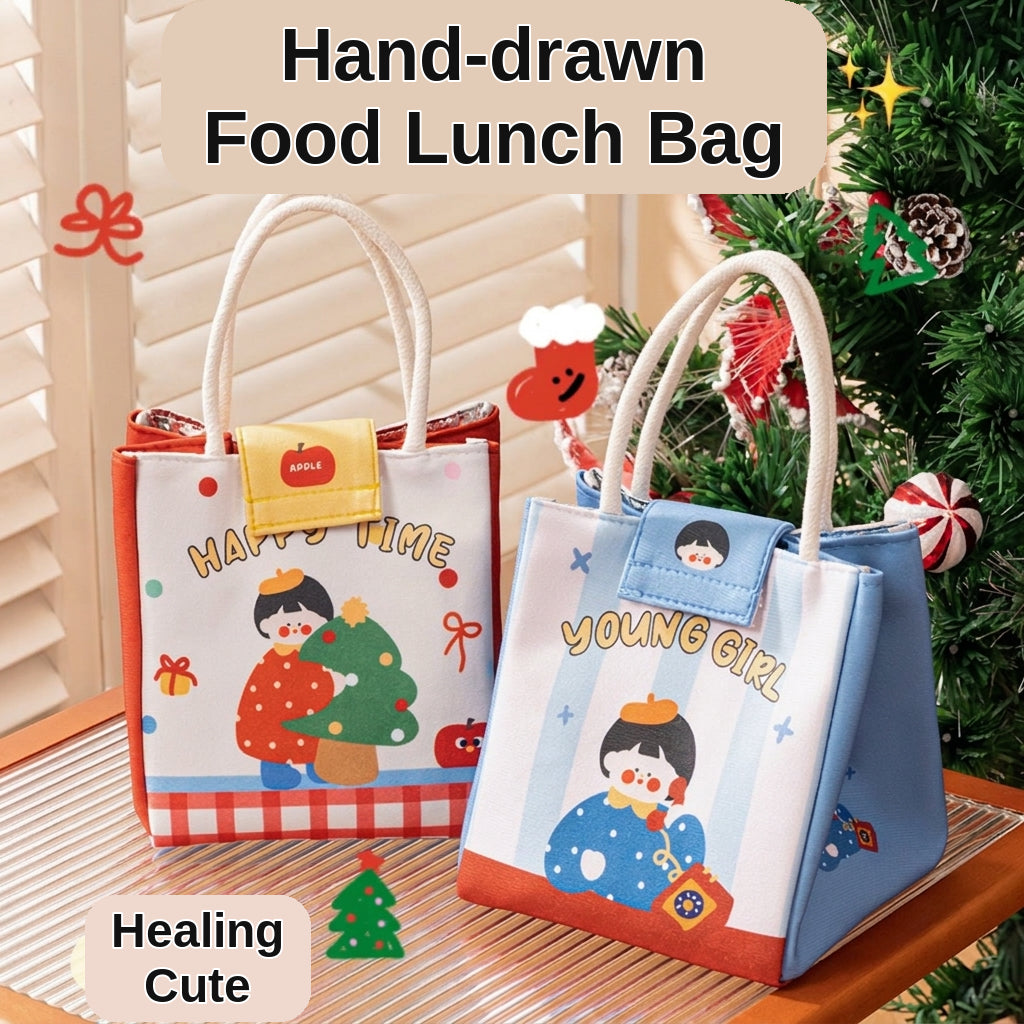 Lunch Box Bag, Large Capacity Handheld