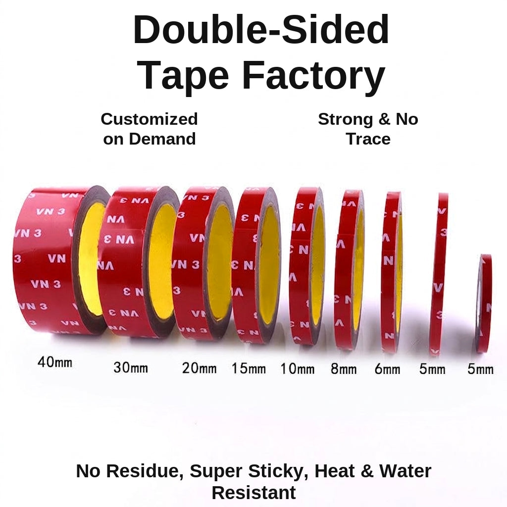 Strong double-sided tape, acrylic transparent double-sided tape, adhesive package, strong double-sided tape, high temperature resistance