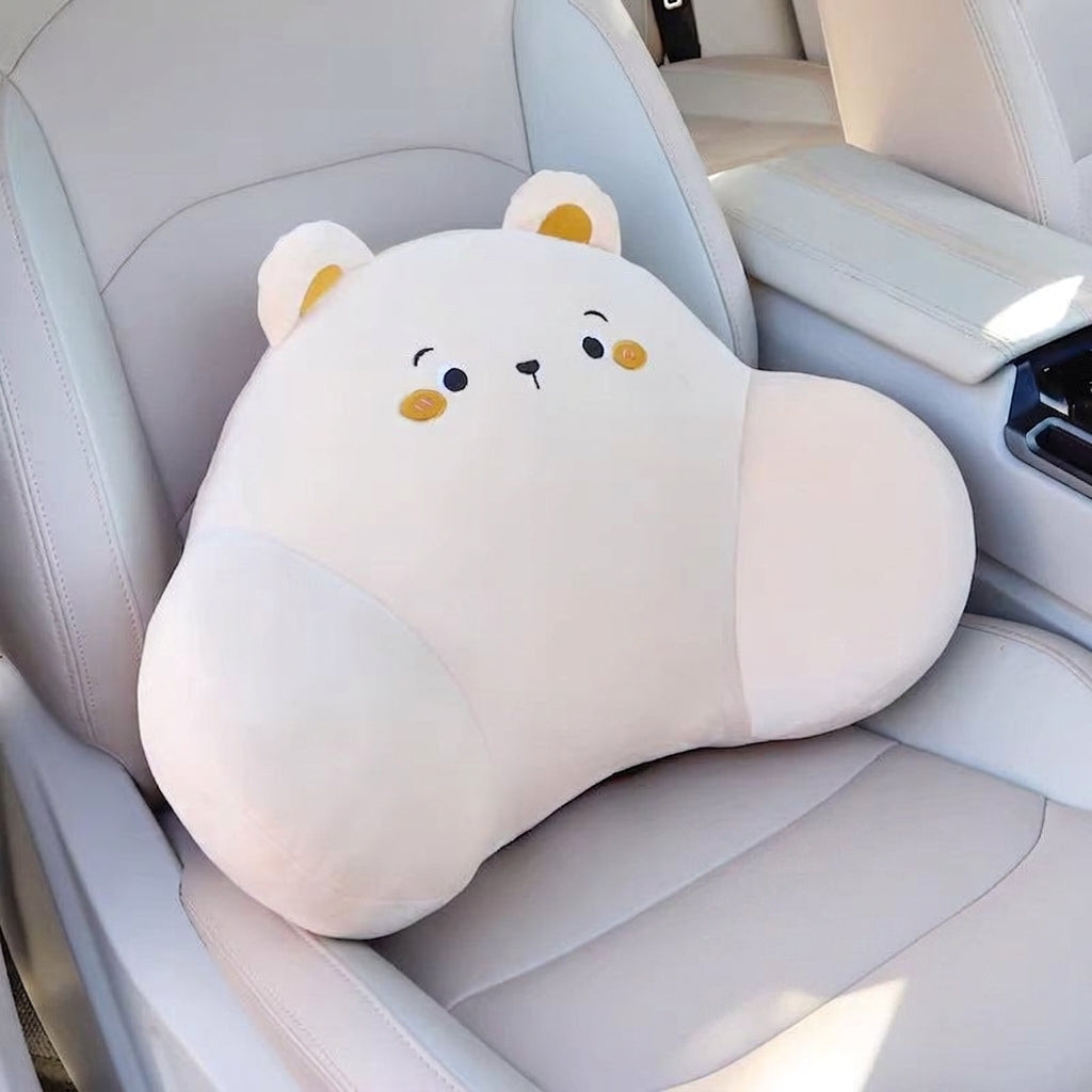 Car lumbar support, driver's seat backrest cushion, car headrest, lumbar support pad, internet-famous women's driving lumbar support tool