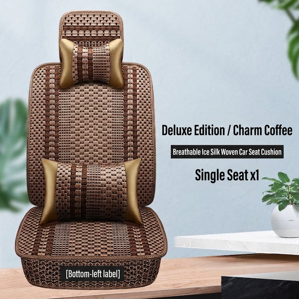Car Cushion Four Seasons Universal Ice Silk Seat Cover Summer Cool Cushion Single Piece Car Single Pad Wholesale Factory Direct All-Inclusive