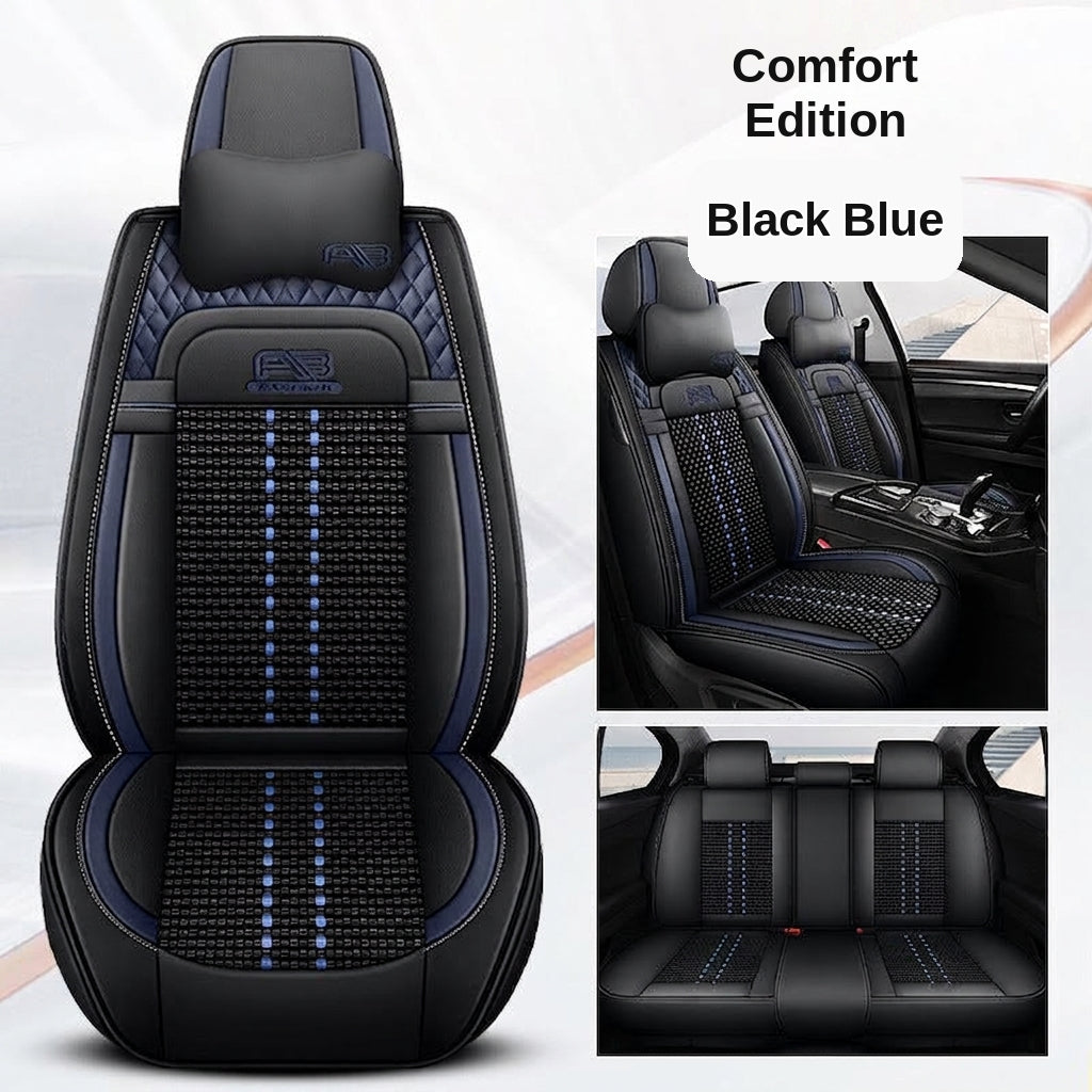 Car seat cushion new all-enclosed special seat cover four seasons universal leather seat cover summer ice silk cartoon seat cushion cover