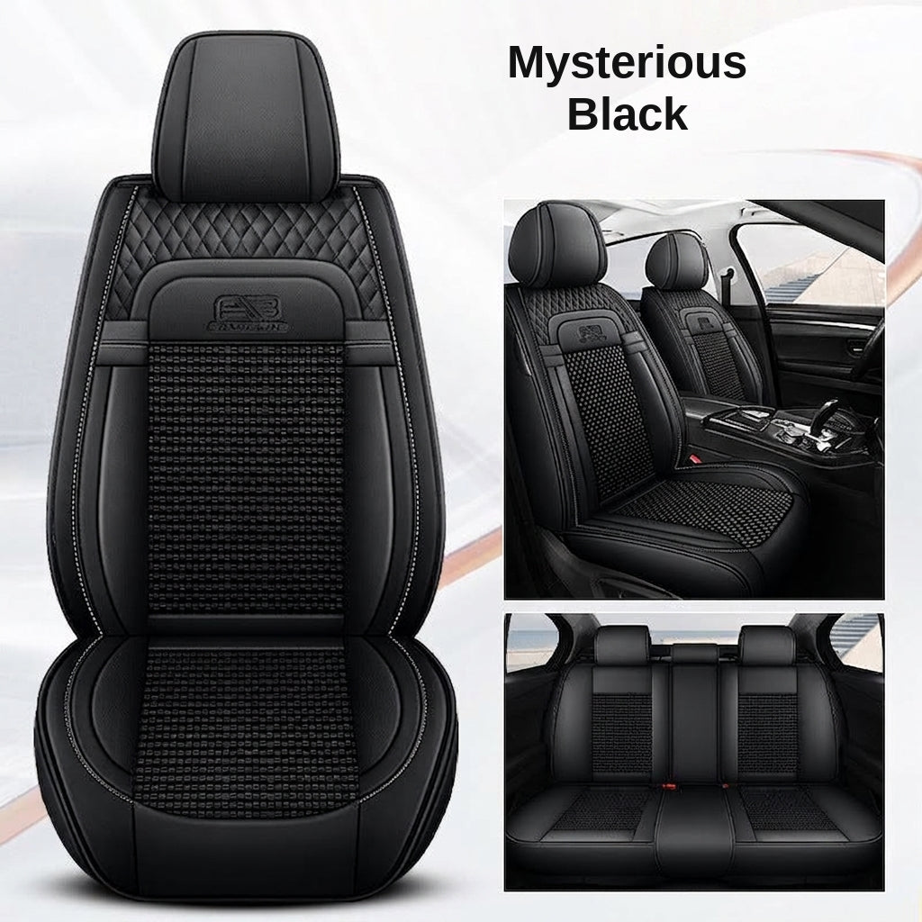 Car seat cushion new all-enclosed special seat cover four seasons universal leather seat cover summer ice silk cartoon seat cushion cover