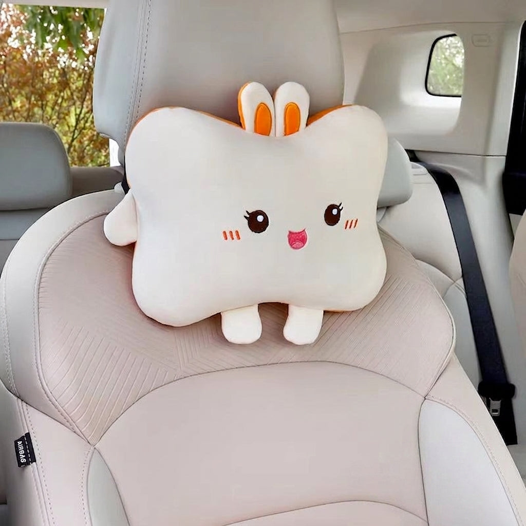 Car lumbar support, driver's seat backrest cushion, car headrest, lumbar support pad, internet-famous women's driving lumbar support tool