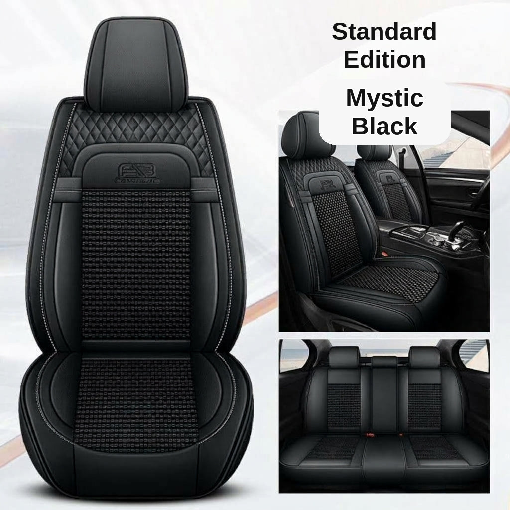 Car seat cushion new all-enclosed special seat cover four seasons universal leather seat cover summer ice silk cartoon seat cushion cover