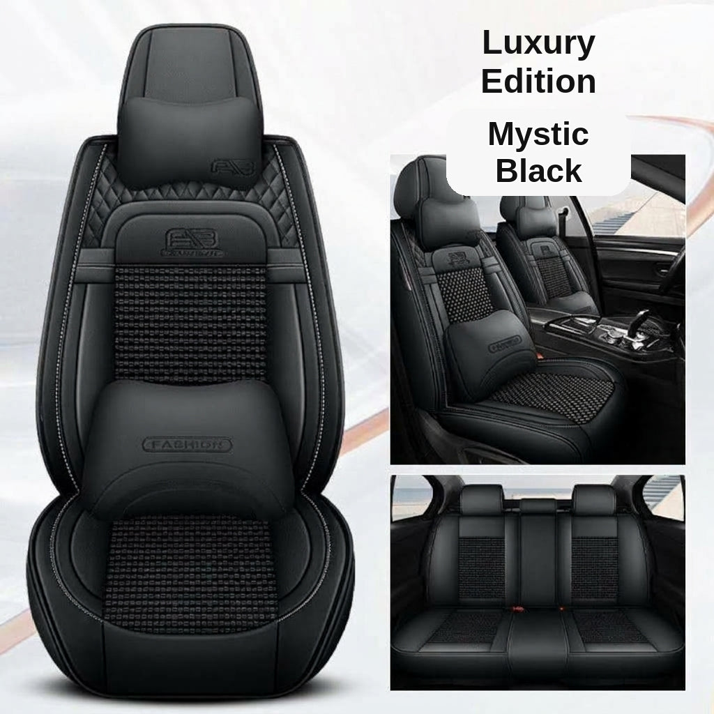 Car seat cushion new all-enclosed special seat cover four seasons universal leather seat cover summer ice silk cartoon seat cushion cover