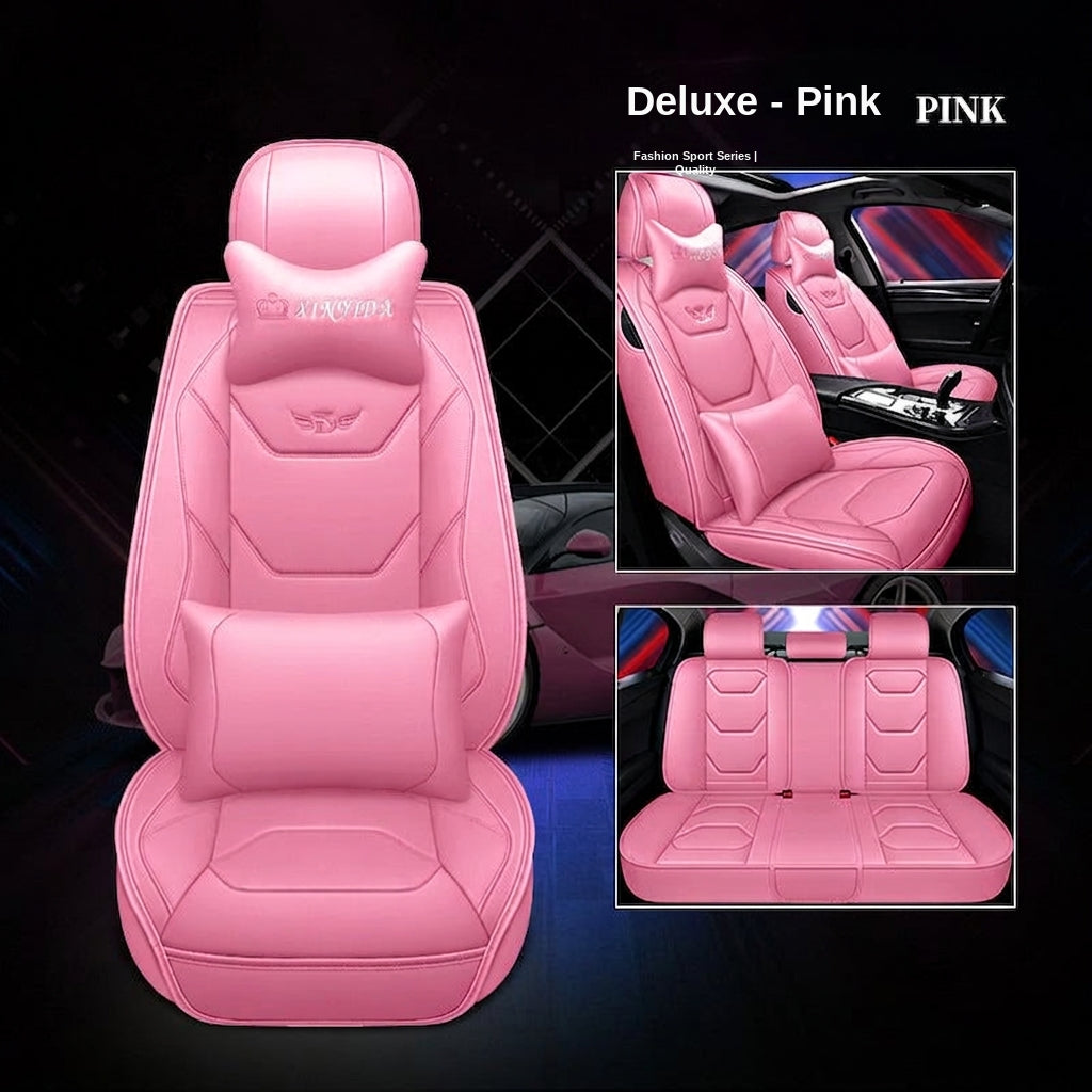 New car cushion leather all-wrap wear-resistant leather car seat cover is suitable for small car SUV car seat cover in all seasons