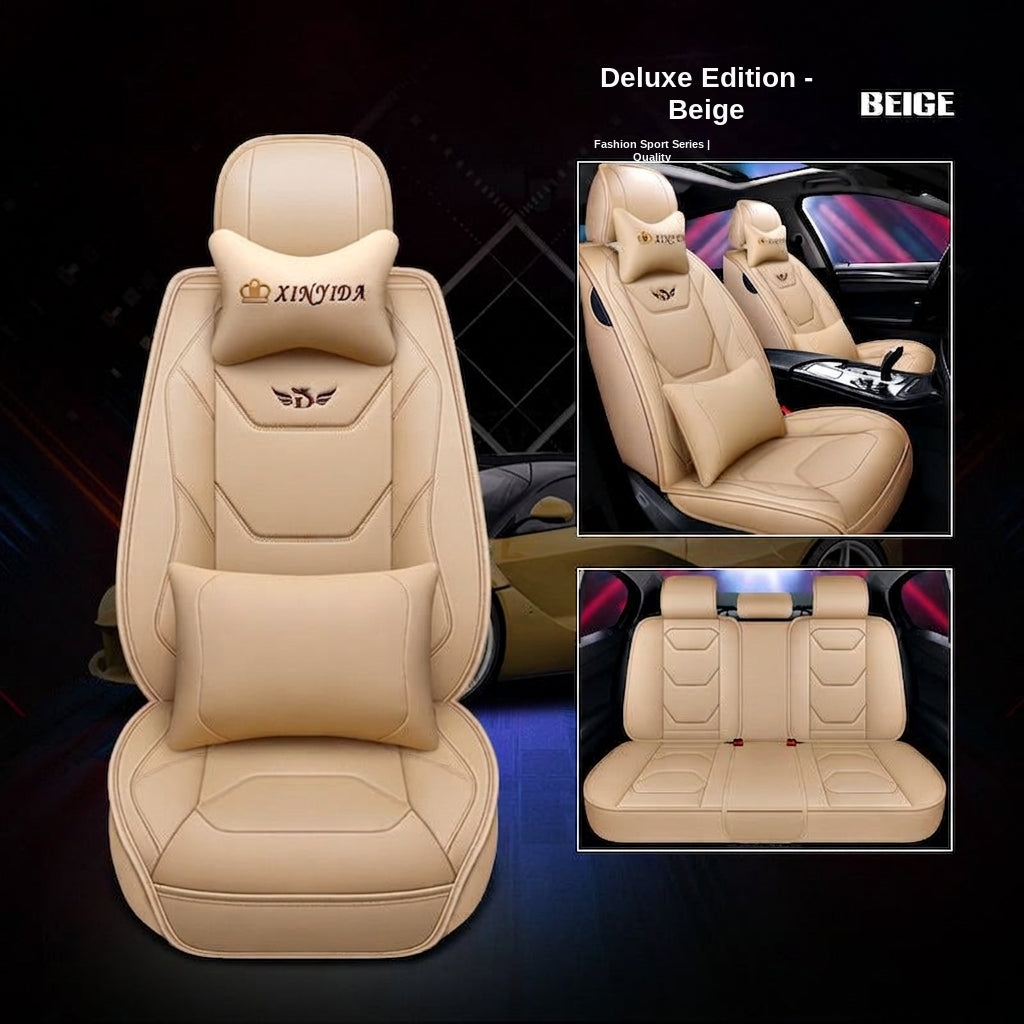 New car cushion leather all-wrap wear-resistant leather car seat cover is suitable for small car SUV car seat cover in all seasons