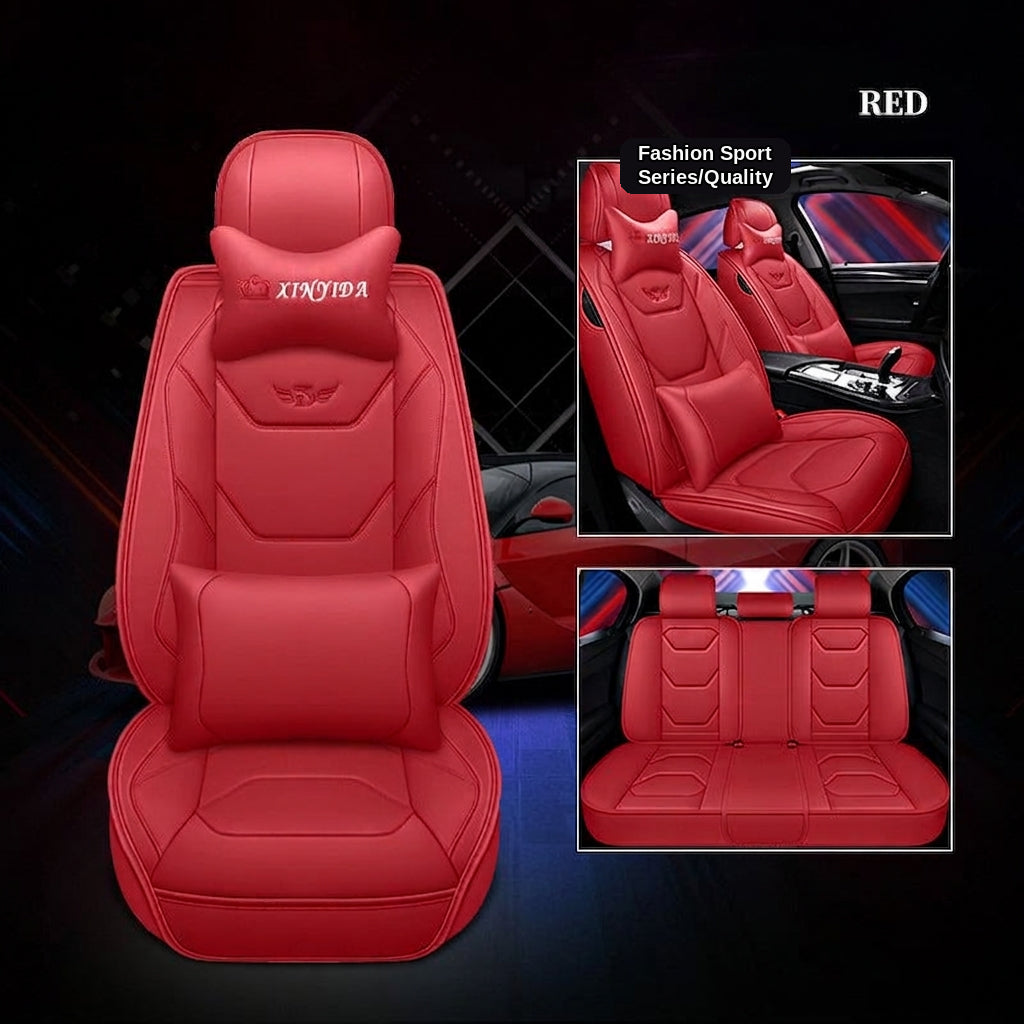 New car cushion leather all-wrap wear-resistant leather car seat cover is suitable for small car SUV car seat cover in all seasons