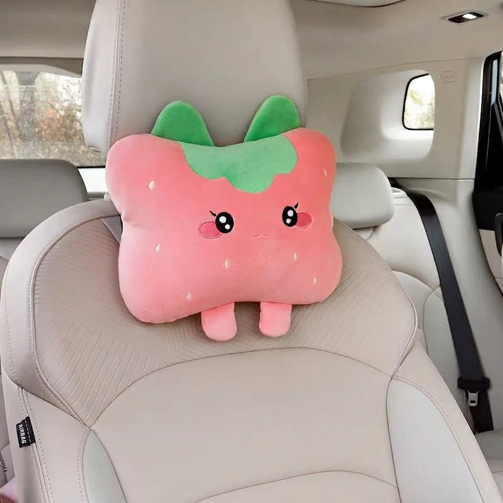 Car lumbar support, driver's seat backrest cushion, car headrest, lumbar support pad, internet-famous women's driving lumbar support tool