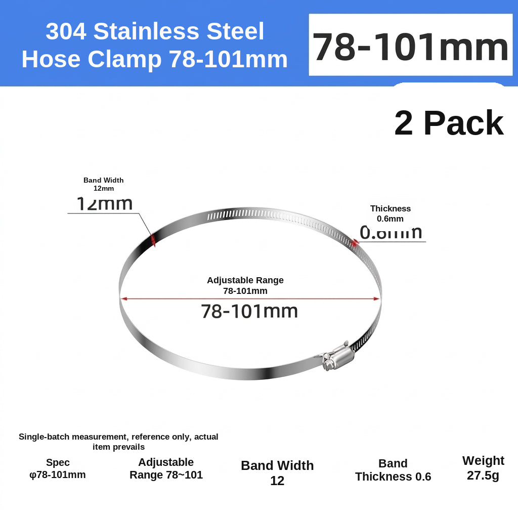 Stainless steel handle, hose hoop, hand screwing, clamping, holding hoop, pipe hoop, water pipe tightening hoop, gas pipe fixing, clamping buckle