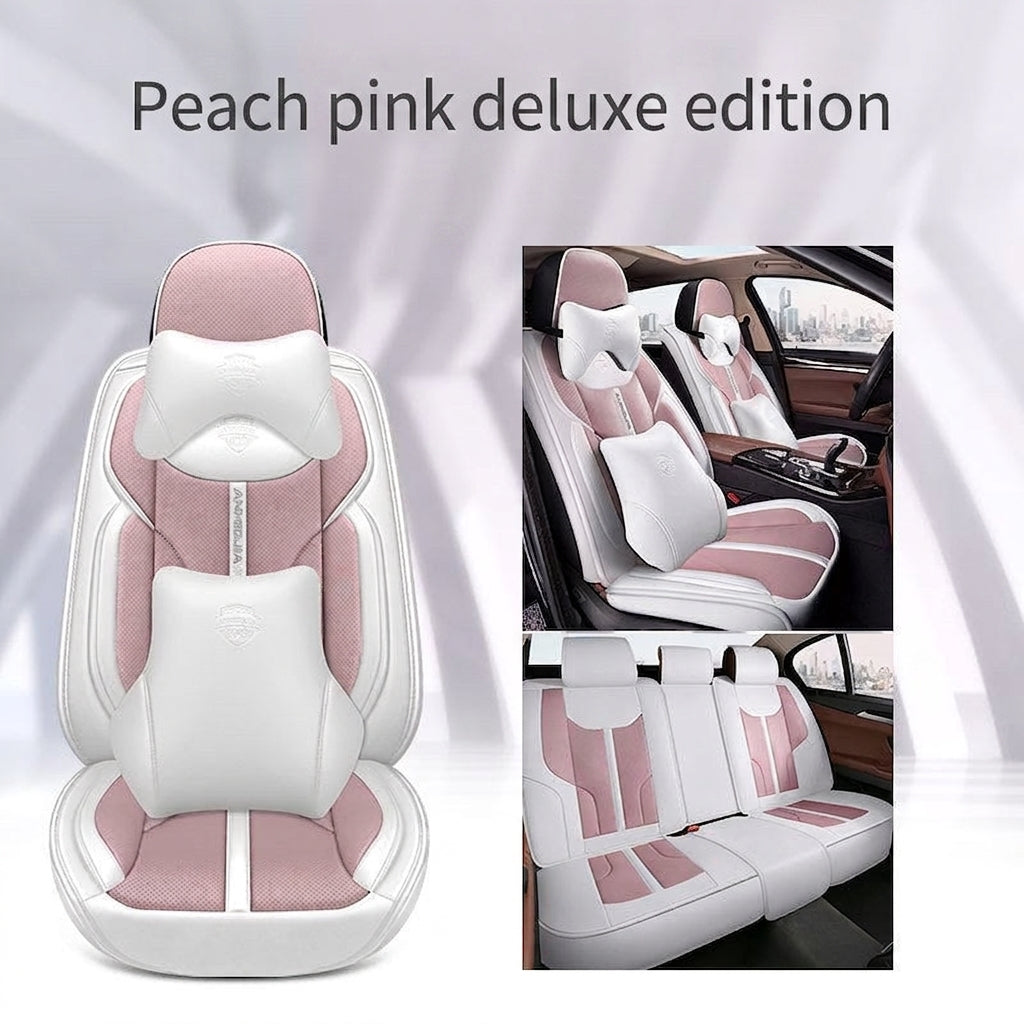 The new car seat cushion fully surrounds full pictorial cartoon cute four-season universal five-seat seat cover, directly supplied and shipped from the manufacturer