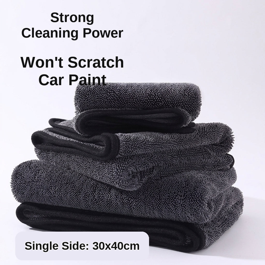 420g 160*60CM Brushed Thickened Car Towel Fine Fiber Absorbent Towel Coral Velvet Towel Edging Towel