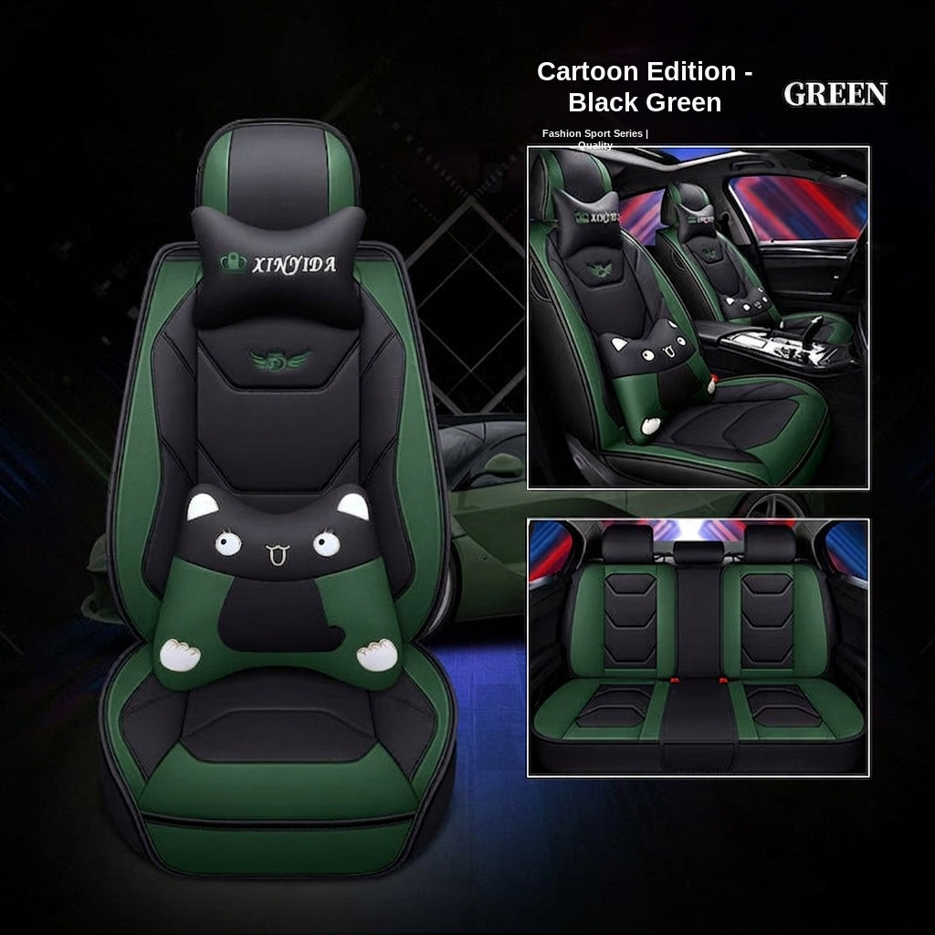 New car cushion leather all-wrap wear-resistant leather car seat cover is suitable for small car SUV car seat cover in all seasons