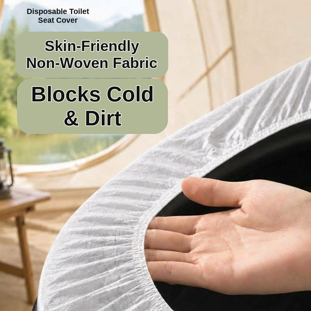 Cross-border English disposable toilet mat, individually packaged, thickened, all-season portable travel hotel seat mat