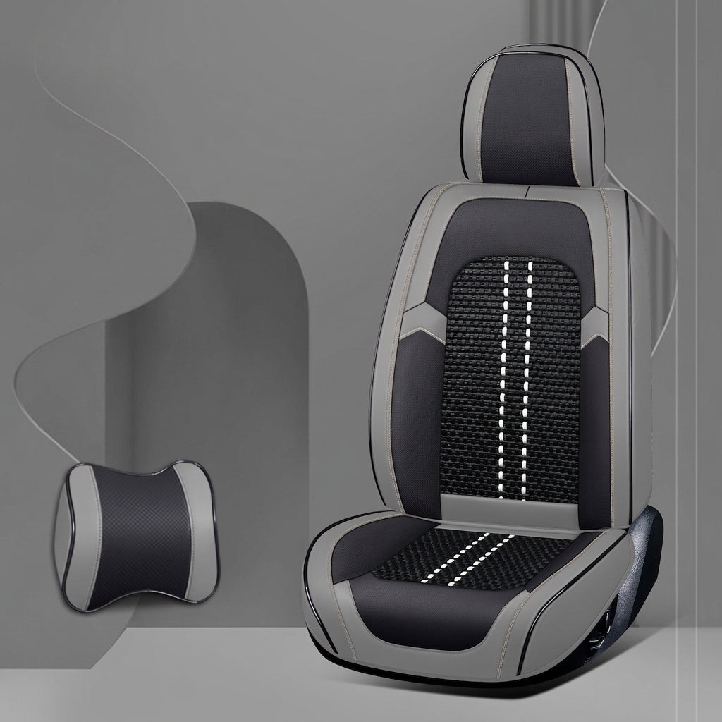 New fully surroundable car seat set, Napa leather car seat cushion, five-seat leather ice silk car seat cushion, universal split type