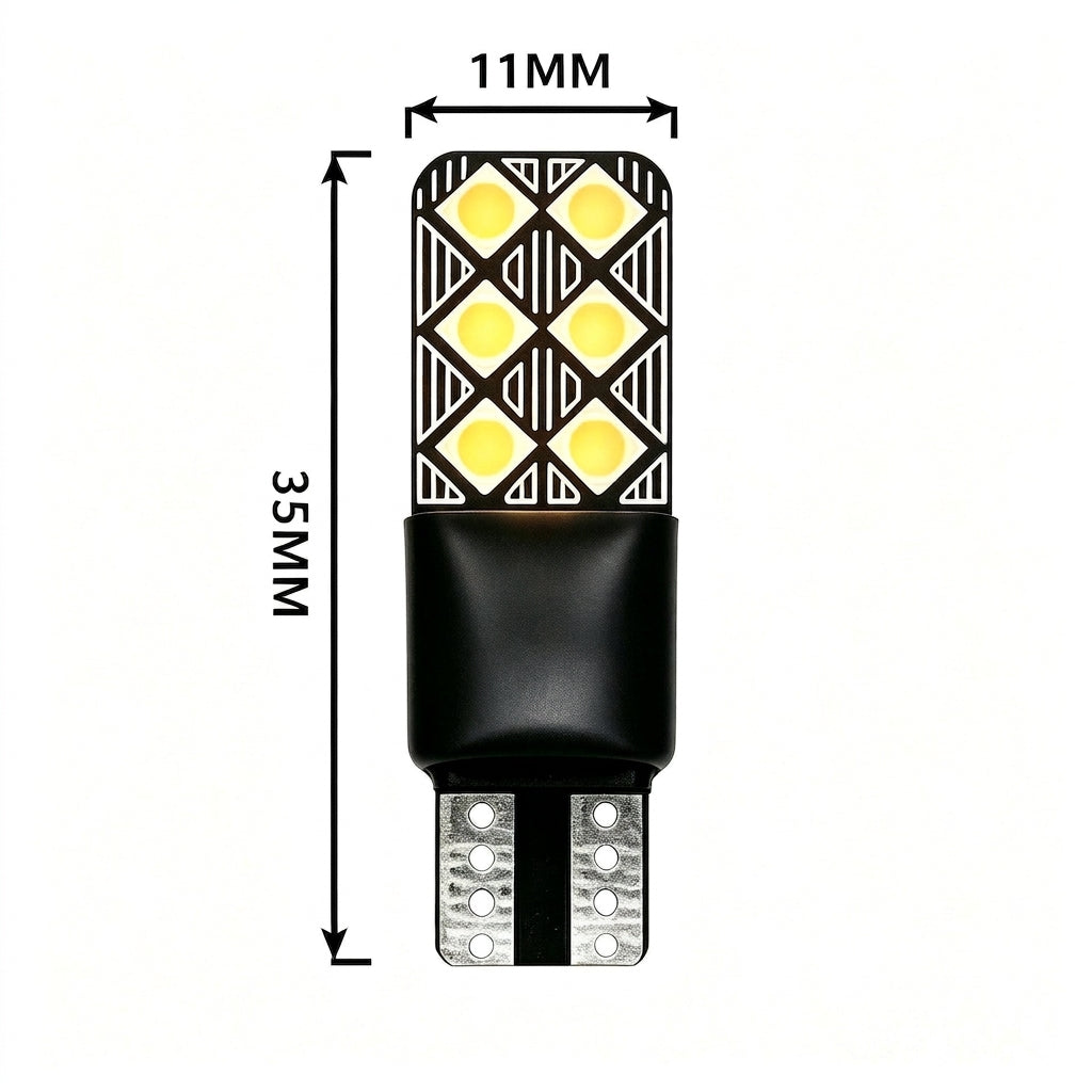 Automotive LED Decoding Width Indicator T10 3030 12SMD High-Brightness Reading Light CANBUS Side Light