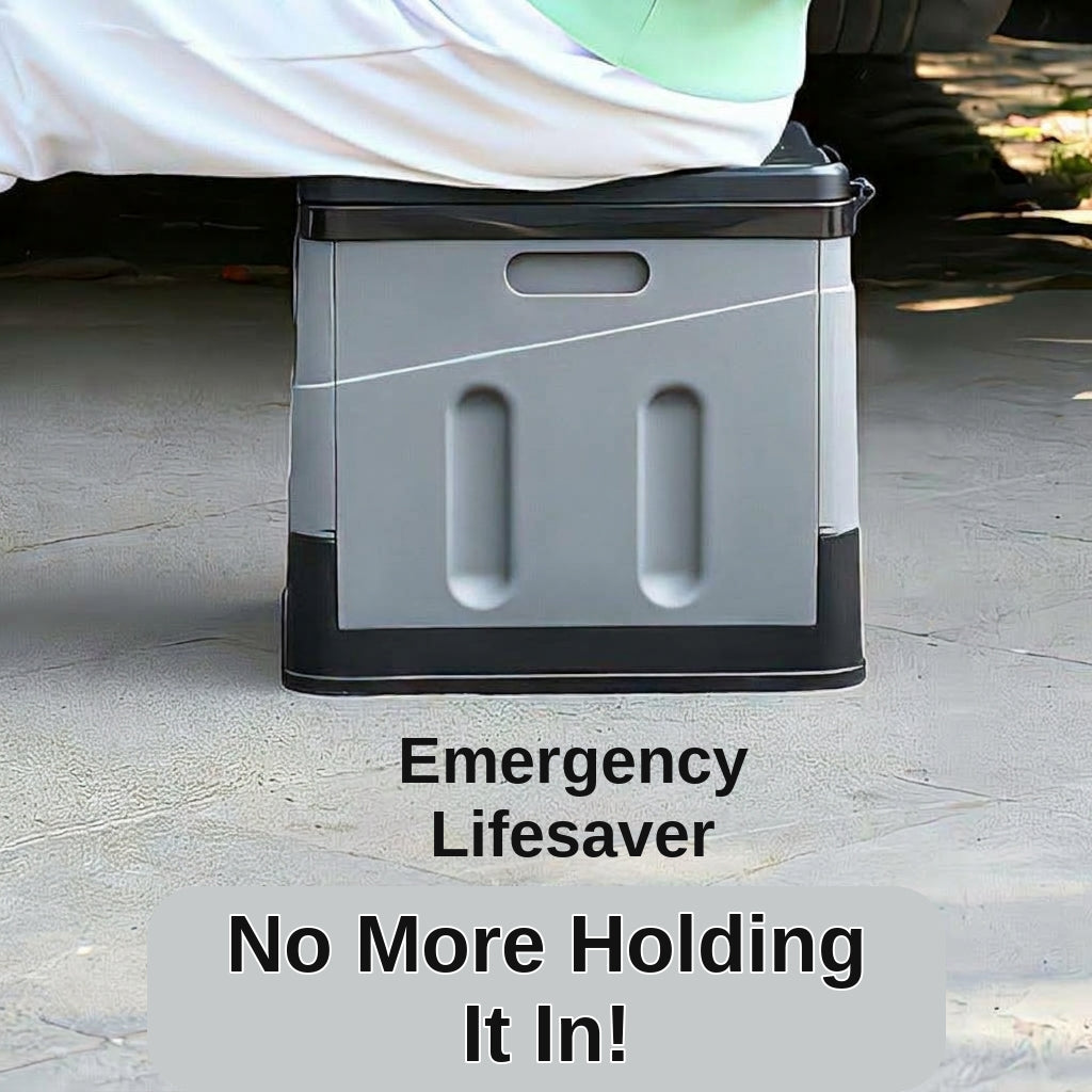 [In Stock Wholesale] Foldable Toilet, Foldable Portable Toilet, Outdoor Camping Van-mounted Toilet, Emergency Toilet