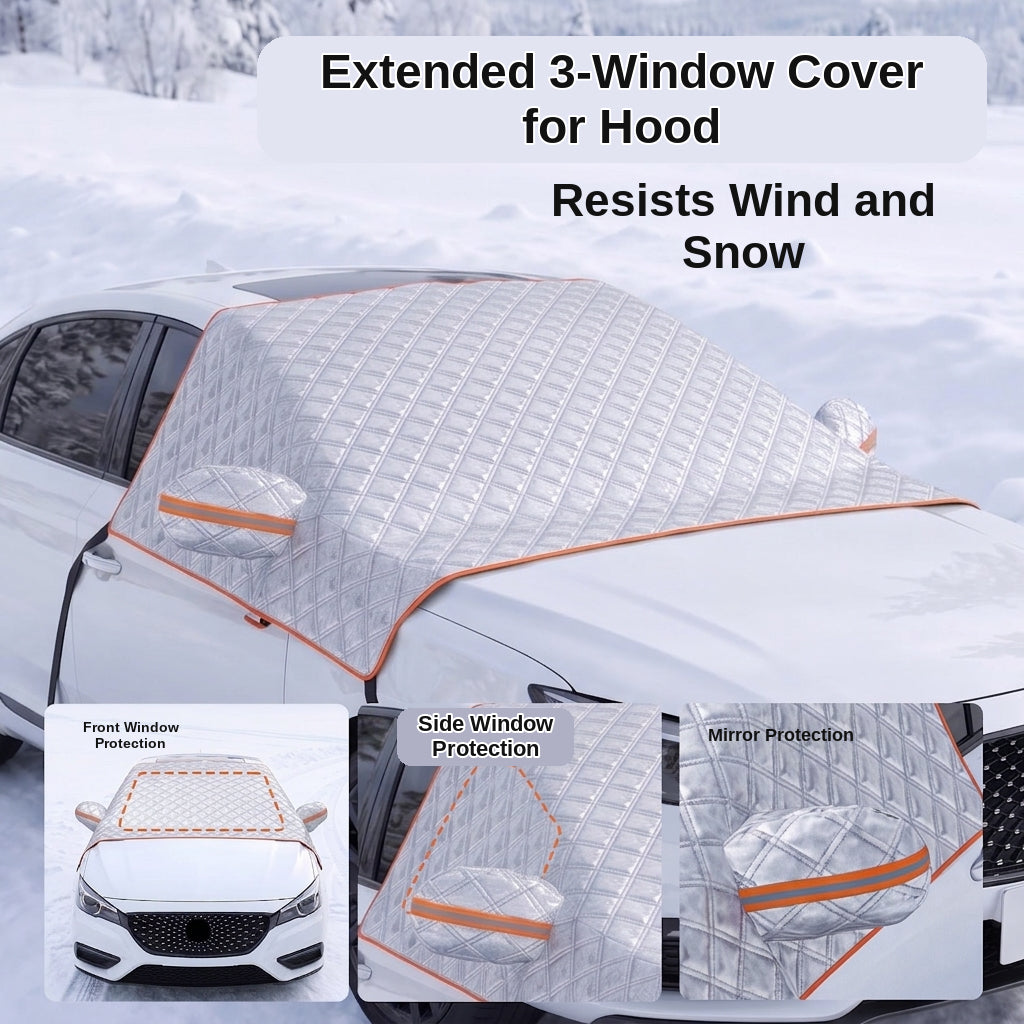 Car Snow Cover Half Hood Windshield Protector