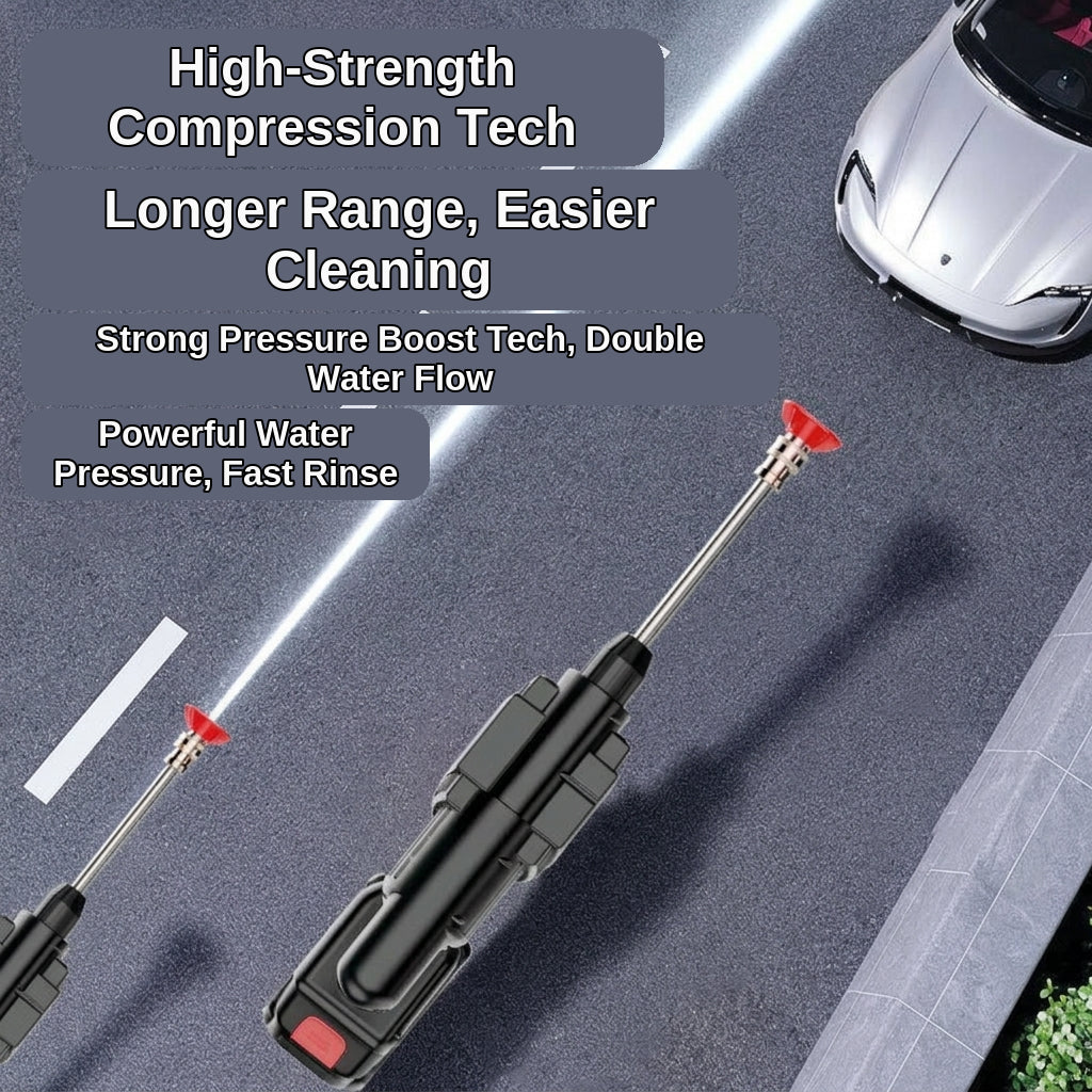 Car water gun, household electric car washer, rechargeable car wash gun, universal wireless high-power high-pressure car wash water gun