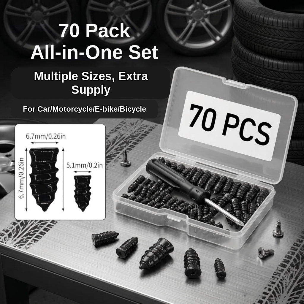 Tire Repair Rubber Nails Kit - Universal Fit