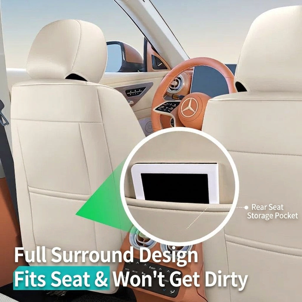 Car seat cushion linen fabric art all-inclusive all-season universal goddess seat cushion 2026 new model interior breathable seat cover wholesale