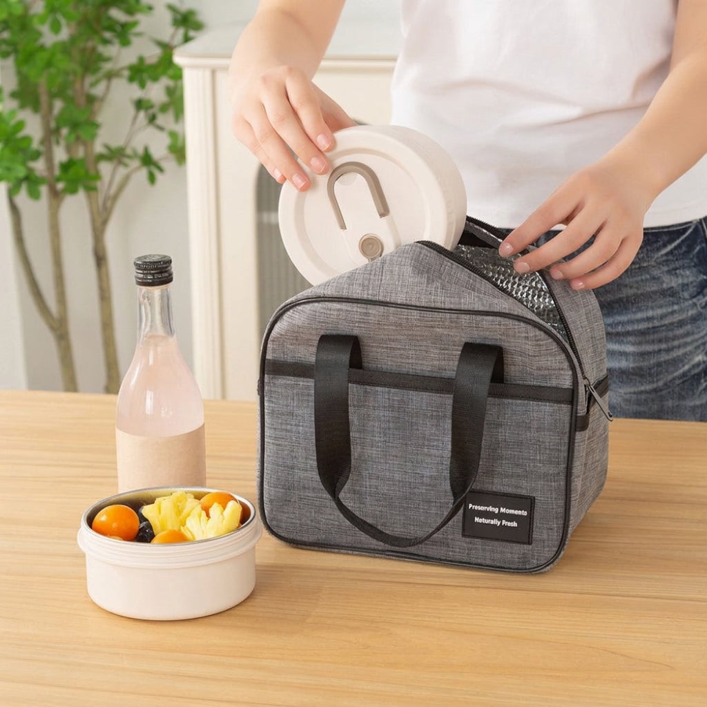 Insulated Lunch Box Bag, Large Capacity