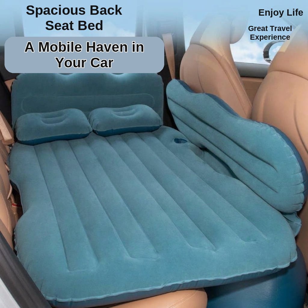 Car inflatable mattress, rear seat sleeping mat, multifunctional travel mattress, thickened inflatable mattress for SUVs and sedans