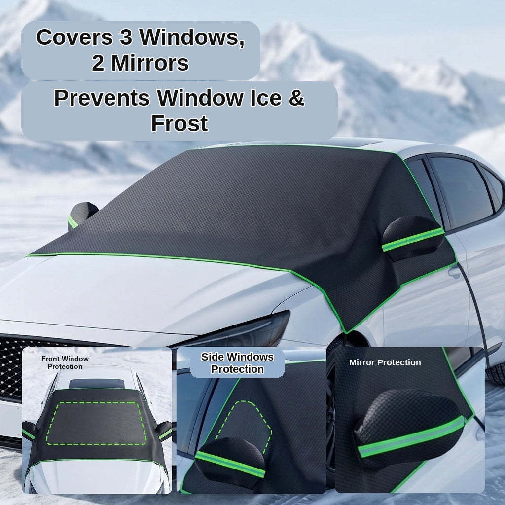 Car Snow Cover Half Hood Windshield Frost Guard