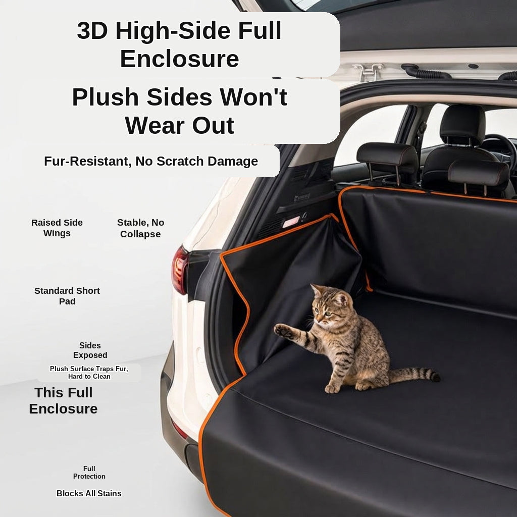 Car trunk pad, car pet pad, anti-dirt and scratch-resistant enlarged rear seat pad, waterproof pet seat pad