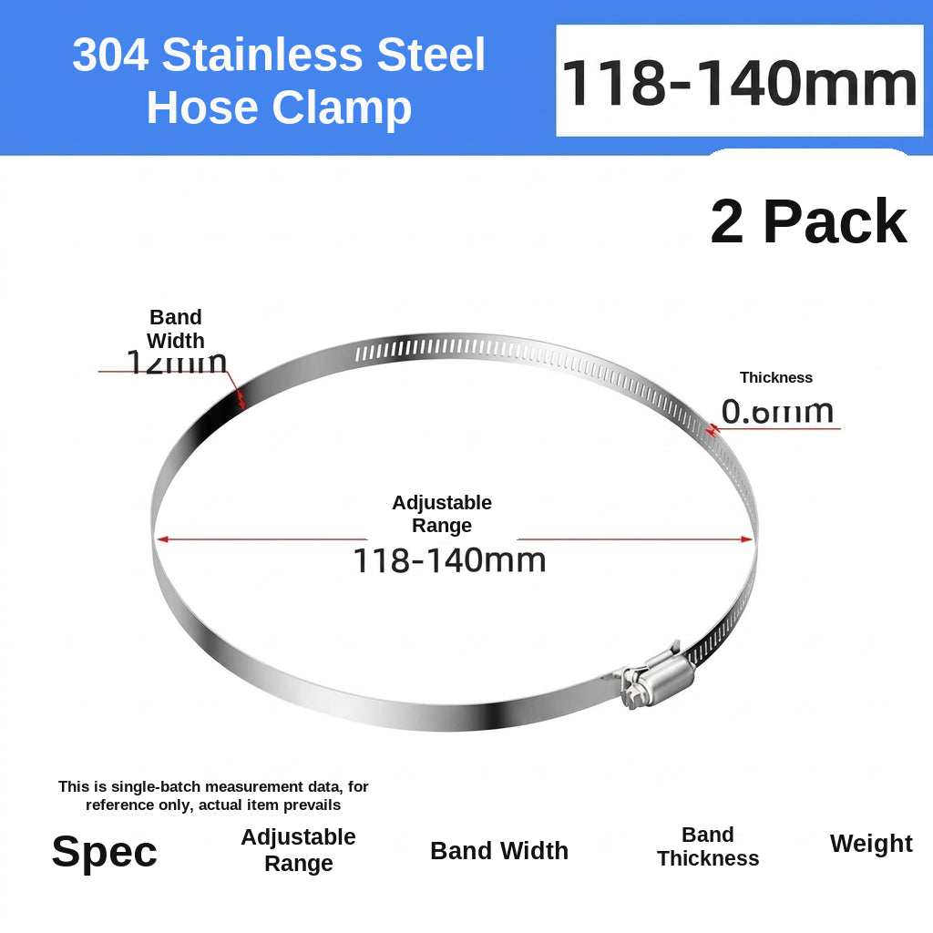 Stainless steel handle, hose hoop, hand screwing, clamping, holding hoop, pipe hoop, water pipe tightening hoop, gas pipe fixing, clamping buckle
