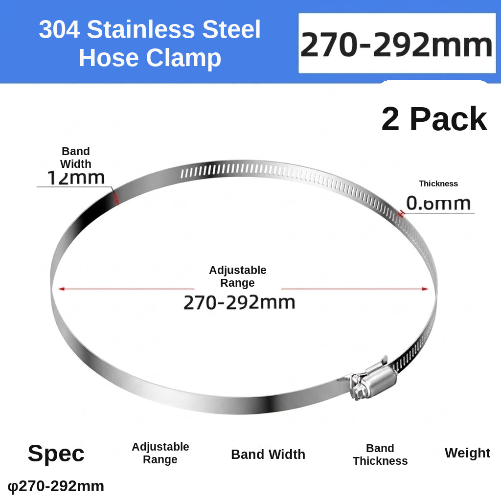 Stainless steel handle, hose hoop, hand screwing, clamping, holding hoop, pipe hoop, water pipe tightening hoop, gas pipe fixing, clamping buckle